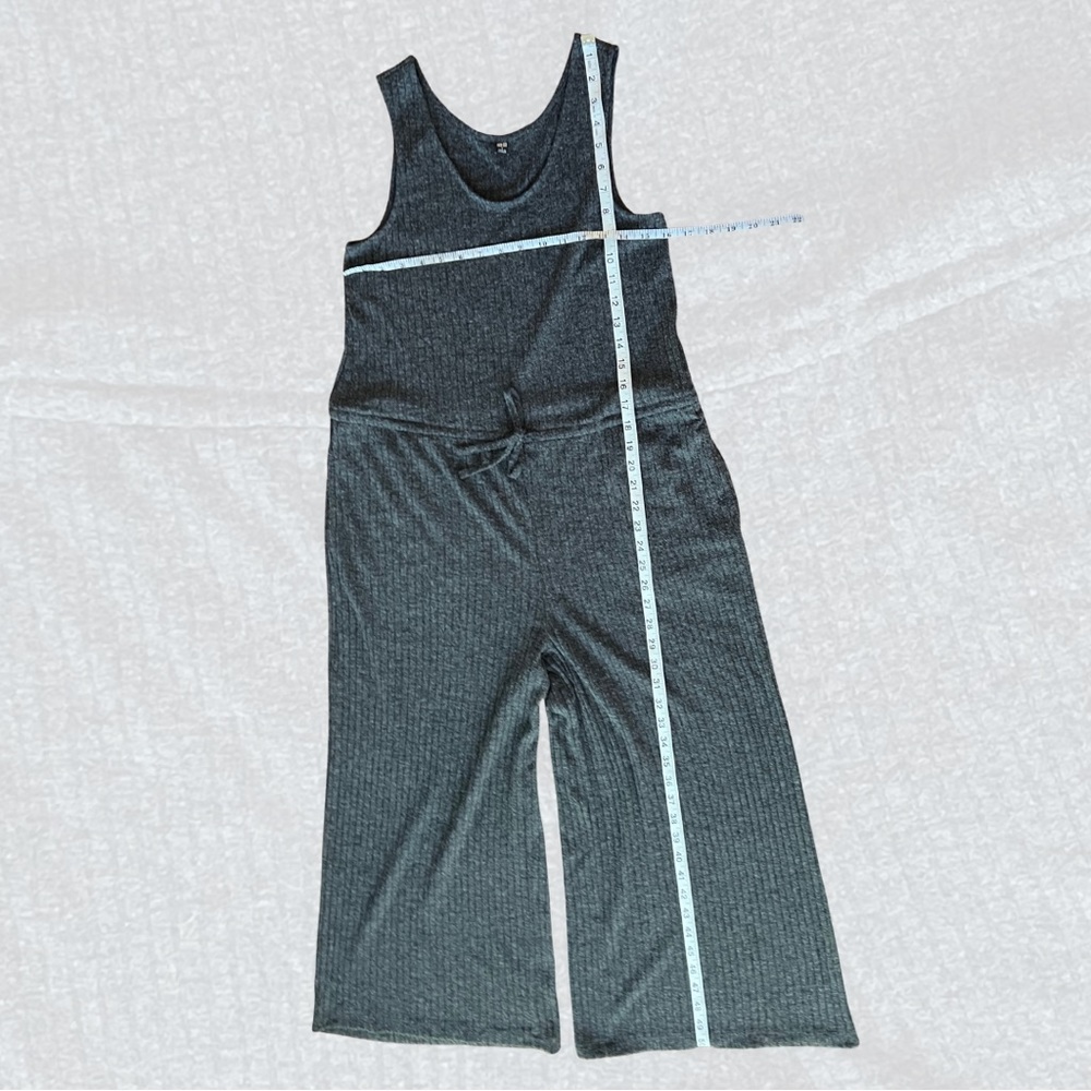 UNIQLO Ribbed Wide-Leg Jumpsuit – Size Small - Picture 3 of 3